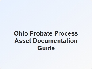 Ohio Probate Asset Inventory Guide