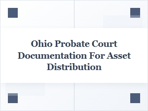 Ohio Inheritance Tax and Probate Court Filings